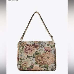 Beis Vintage Floral Messenger Bag
